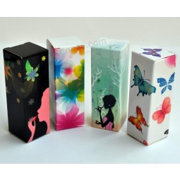 Small Loving Printing Folding Paper Box for Lipstick for custom with your logo