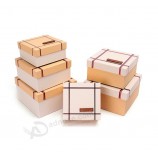 Hot Stamping Nested Leather Bag Packing Boxes for custom with your logo