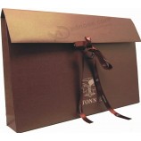 Wholesale custom high-end Golden Paper Folding Gift Bag for Candy