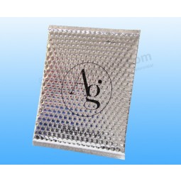 Wholesale custom high quality Printing Silver Metallic Foil Bubble Mailer