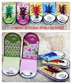 Hot Selling Mini Shoes Shaped Sticky Note for custom with your logo