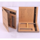 Eco Kraft Paper Phone Packaging Gift Box for with your logo