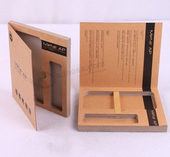 Eco Kraft Paper Phone Packaging Gift Box for with your logo