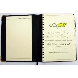 Brand Hardcover Notebook with Metal Corners for Celebrations for custom with your logo