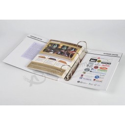 AangeVaderst catalogusboek met metalen rinGband voor op maat met uw logo