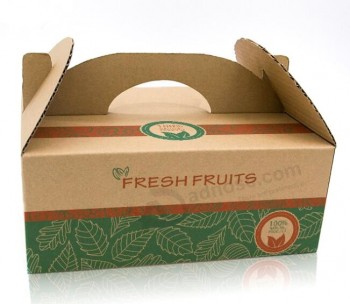 定制的新鲜水果纸包装盒与您的标志