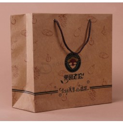 Wholesale custom high quality Eco-Friendly Kraft Paper Bags for Fruits