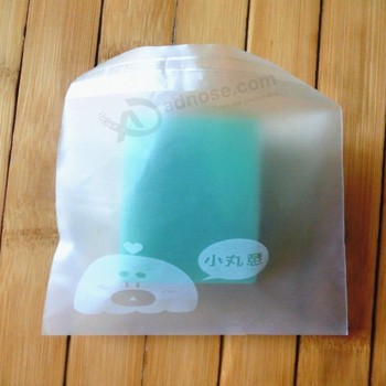 Wholesale custom high quality Matt Plastic Self-Sticker Gift Bag