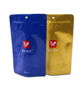 卸売カスタム高品質の印刷自己シールPE化粧品梱包袋