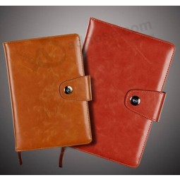 Addable Logo Genuine Leather Working Planners for custom with your logo