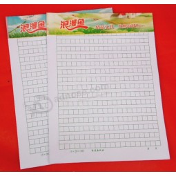 Cheap Saddle Stitched Plaid Printing Legal Pads for custom with your logo