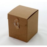 Wholesale custom high quality Brown Kraft Paper Tea Folding Box