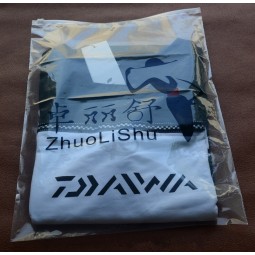 Wholesale custom high quality Clear Printing Plastic Bag for Clothing