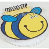 귀여운 만화 꿀벌 모양 아이의 노트 패드 (Nb-009) 귀하의 로고와 함께 사용자 정의하십시오
