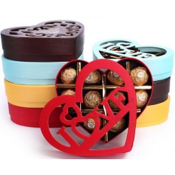 Exquisite Hollow Chocolate Gift Boxes for with your logo