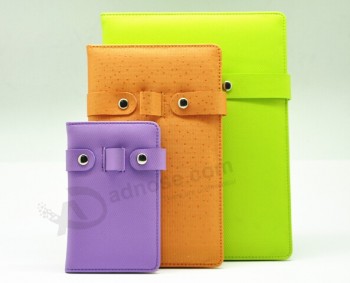 Fashion Leather Diary with Pen Loop for custom with your logo