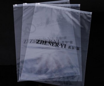 검은 색 인쇄 자체-귀하의 로고와 함께 사용자 정의에 대 한 인감 비닐 봉지