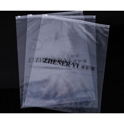 Black Printing Self-Seal Plastic Bag for custom with your logo