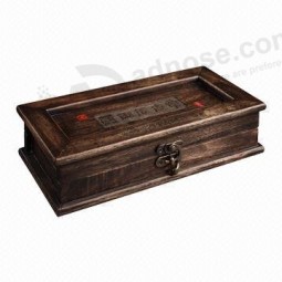 Custom high-quality Antique Camphorwood Collectibles Storage Box