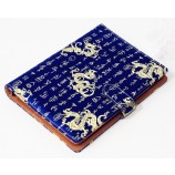 Wholesale custom high quality Ethnic Style Silk Cloth Cover Jotter