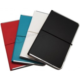 Wholesale custom high quality Leather Cover Agenda with Metal Bordure