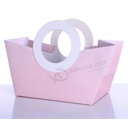 Creative Coloring Paper Gift Basket Bag for custom with your logo