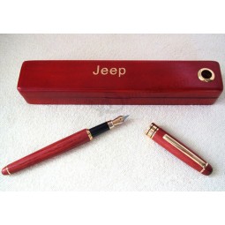 Wholesale custom high quality Personal Custom Rosewood Business Sign Pen with Gift Box