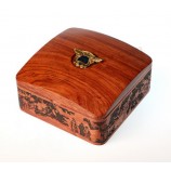 Custom high-quality Souvenir Badge Storage Gift Wooden Box