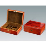 Custom high-quality Excellent Glossy Wooden Watch Packaging Box