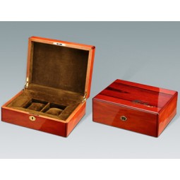 Custom high-quality Excellent Glossy Wooden Watch Packaging Box