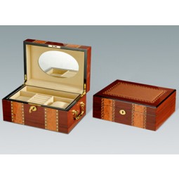 Custom high-quality Noble Wooden Vanity Case with Mirror