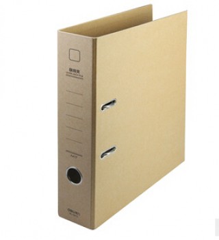 Wholesale custom high quality Recycled Brown Kraft Paper Lever Arch File