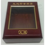 High-End Health Products Wooden Showing Box with Window for custom with your logo