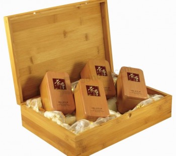 生态-友好的竹制包装盒咖啡 (NB-015) 用于定制您的徽标