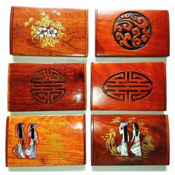Wholesale custom high quality Hot-Selling Wooden Business Card Holder Cases
