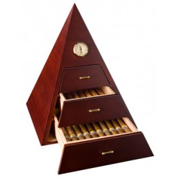 Top Grade Pyramid-Shaped Cigar Humidor for custom with your logo