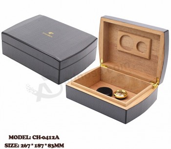 кожаный кожаный ящик для хранения сигар для таможни с вашим логотипом