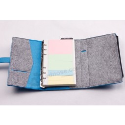 Wholesale custom high quality Small Gray Wool Felt Clothing Telephone Book