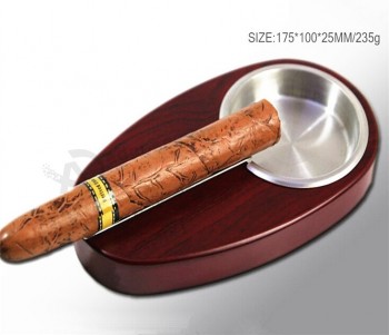 Customed Wooden Ashtray with Stainless Steel Tray for custom with your logo