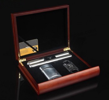 あなたのロゴとカスタムのための素晴らしい喫煙アクセサリーの包装木製のボックス