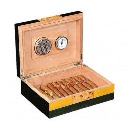 豪华收藏漆木雪茄盒定制与您的标志