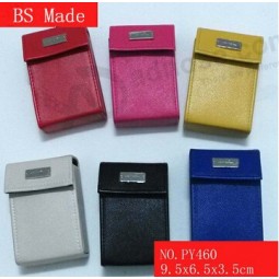 Pocket Leather Female Cigarette Box for custom with your logo