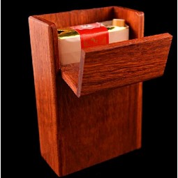 Nature Rosewood Cigarette Holding Case for custom with your logo