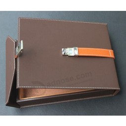 PU Leather Cigarette Case with Buckle for custom with your logo