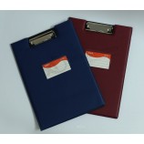 Wholesale custom high quality Luxurious Soft Leather File Folders with Index