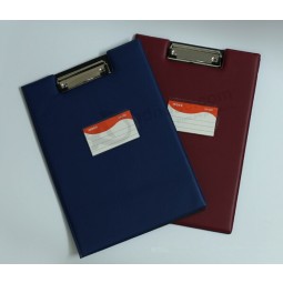 Wholesale custom high quality Luxurious Soft Leather File Folders with Index