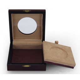 Wholesale custom high-end Collection Coin Display Box with Round Window