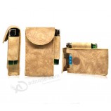 Textured Leather Folding Cigar Case for custom with your logo