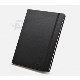 AtAcado personalizado de alta qualidade preto notEbook de Couro moleskine