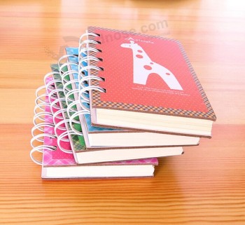 Wholesale custom high quality Small White Spiral Binding Notebooks with your logo